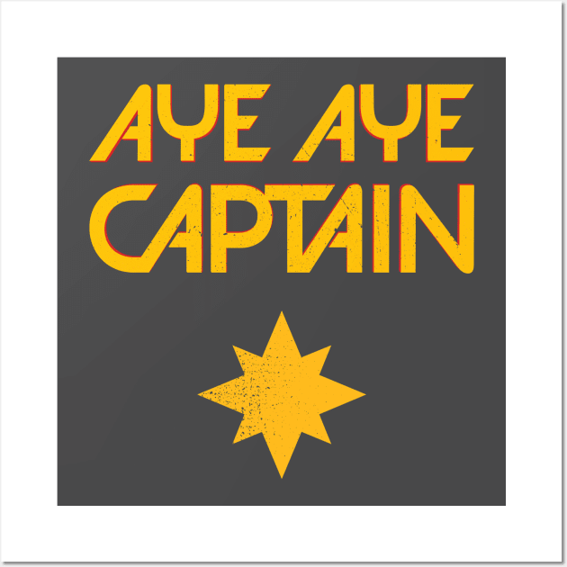 Aye Aye Captain Wall Art by AO01